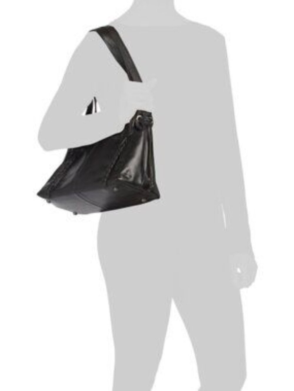 PATRICIA NASH Leather Catalina Large Satchel With Suede Lining - Picture 2 of 4